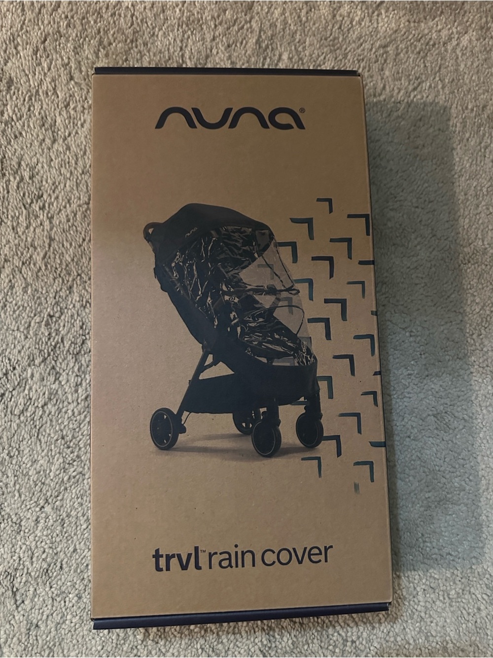 Sale!! New Nuna Trvl Rain Cover - Black